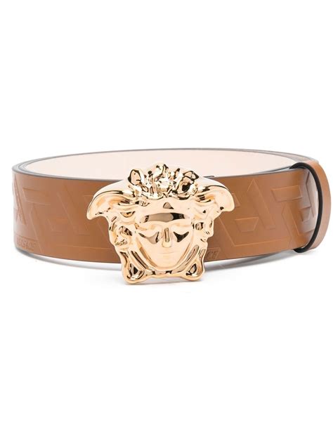 versace embossed belt|Versace women belt.